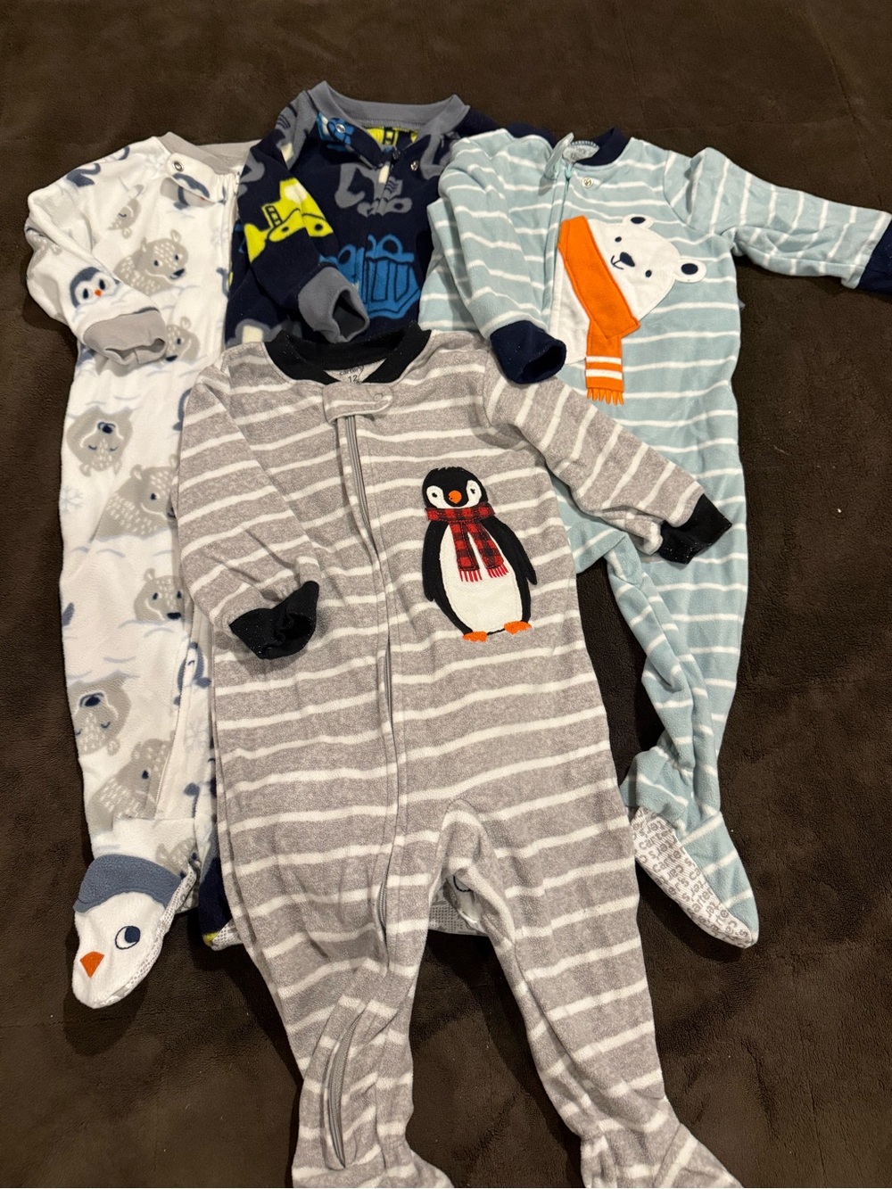 Carters fleece pajamas 12 months